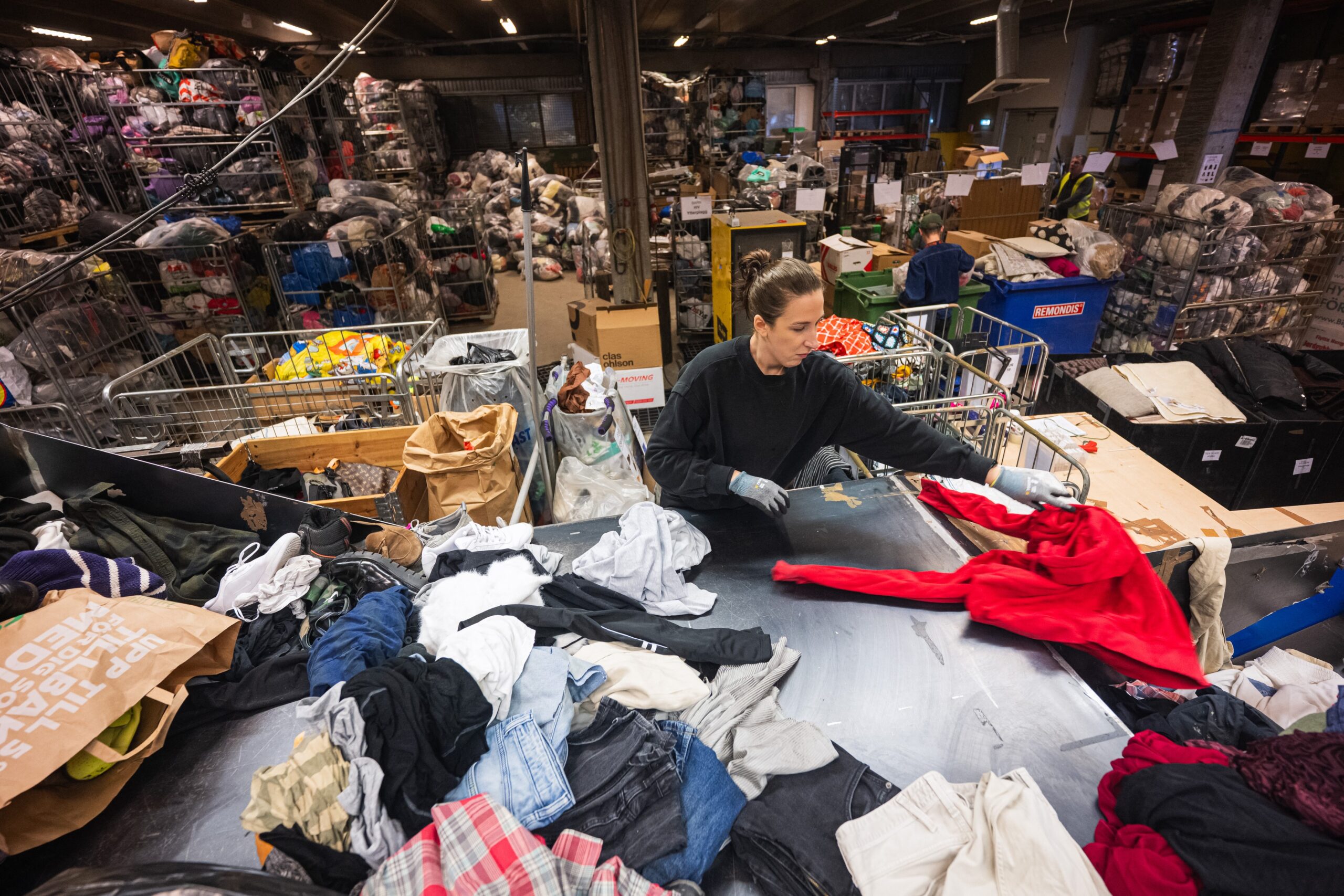 centru de sortare textile deseuri reciclare